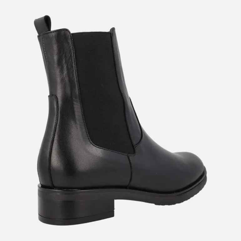 Botines chelsea Wonders en piel negra