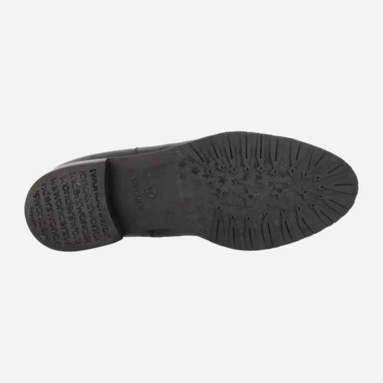 Botines chelsea Wonders en piel negra