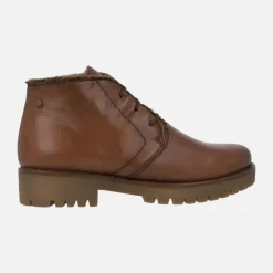 BOTINES CLASICOS DE CORDONES CON PELO DE GIORDA