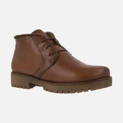 BOTINES CLASICOS DE CORDONES CON PELO DE GIORDA