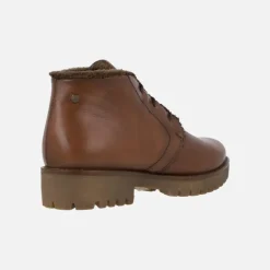 BOTINES CLASICOS DE CORDONES CON PELO DE GIORDA