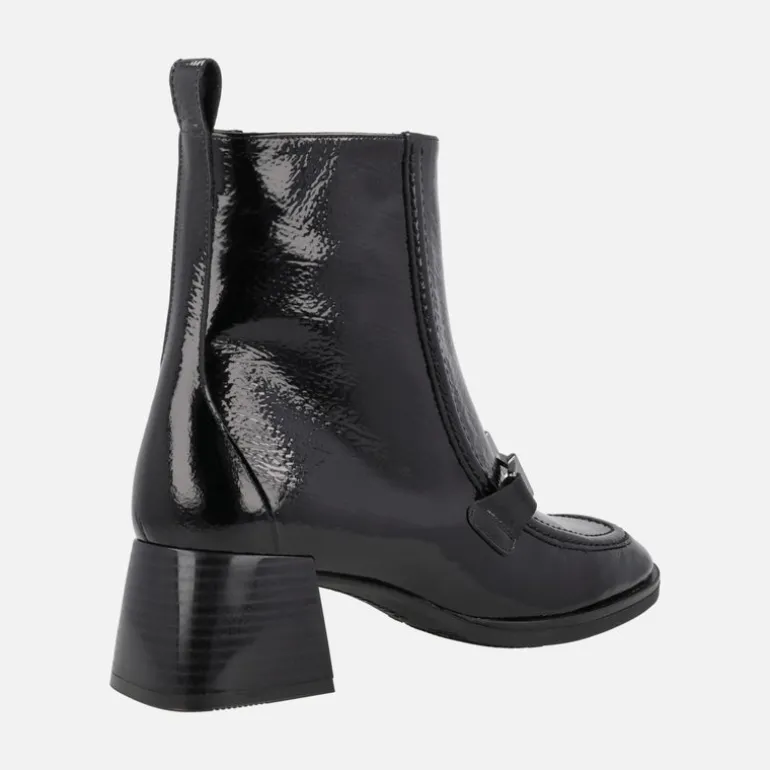 Botines de charol con tacón medio Hispanitas Milan
