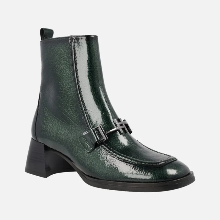 Botines de charol con tacón medio Hispanitas Milan