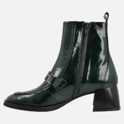 Botines de charol con tacón medio Hispanitas Milan