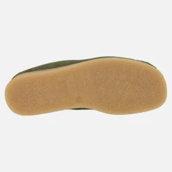Botines de cordones en piel serraje estilo wallabee