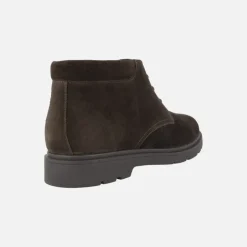 Botines de cordones en serraje marrón para hombre Spherica EC1