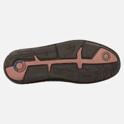 Botines de cordones para hombre Alfa F0701 en piel engrasada marrón