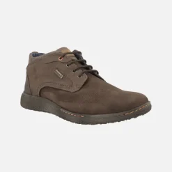 Botines de nobuck con cordones y membrana WINDTEX