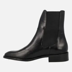 Botines de piel estilo chelsea para mujer
