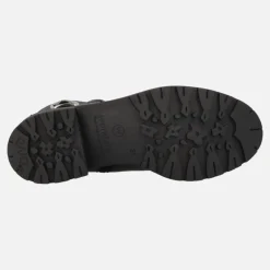 Botines de piel para mujer Wonders con adorno de hebilla