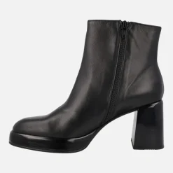 Botines de piel Tokio con tacones anchos y plataforma