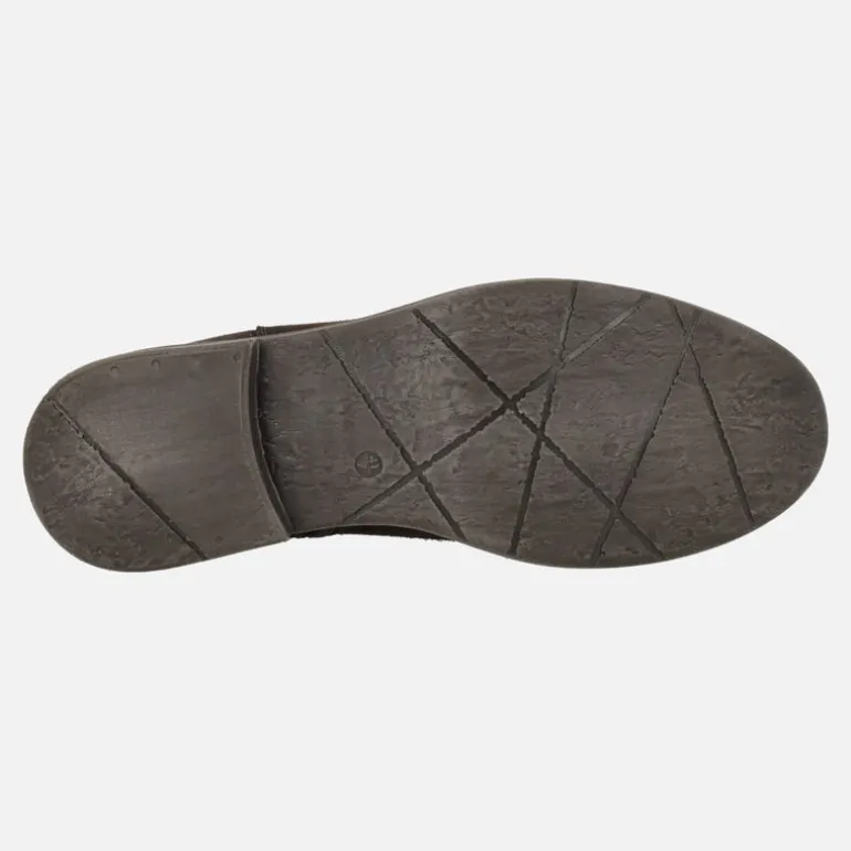Botines de serraje para hombre estilo chelsea con cremallera