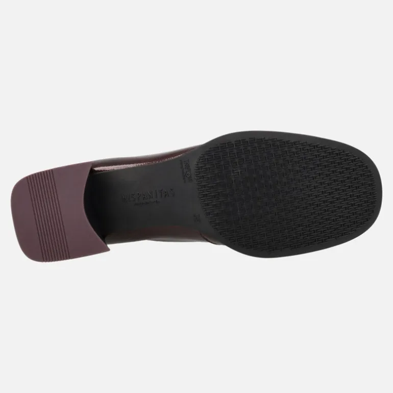 Botines de tacón en charol con cordones Hispanitas Milan