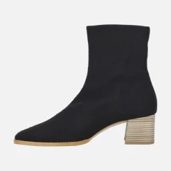 Botines de tacón en tejido licra Miss Elastic