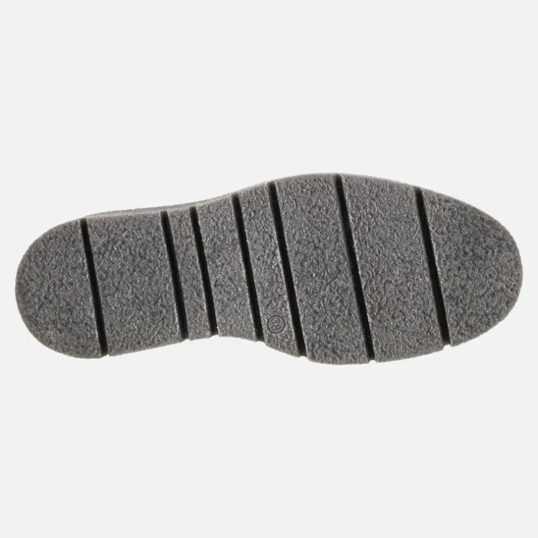 Botines en piel metalizada plata estilo calcetín Patagonia