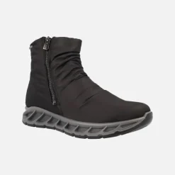 Botines en tejido negro con membrana Gore-tex