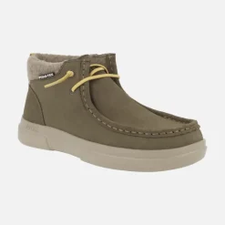 Botines Garda en piel serraje con membrana impermeable