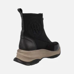 Botines Hispanitas Alaska en combinado negro