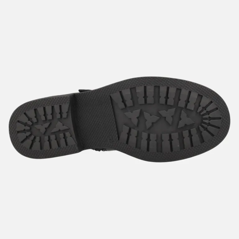 Botines negros de estilo motero Bruna