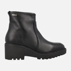 Botines negros de piel con membrana impermeable TE-POR