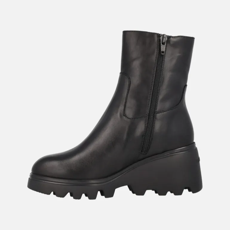 Botines negros de piel con membrana impermeable WONDERDRY