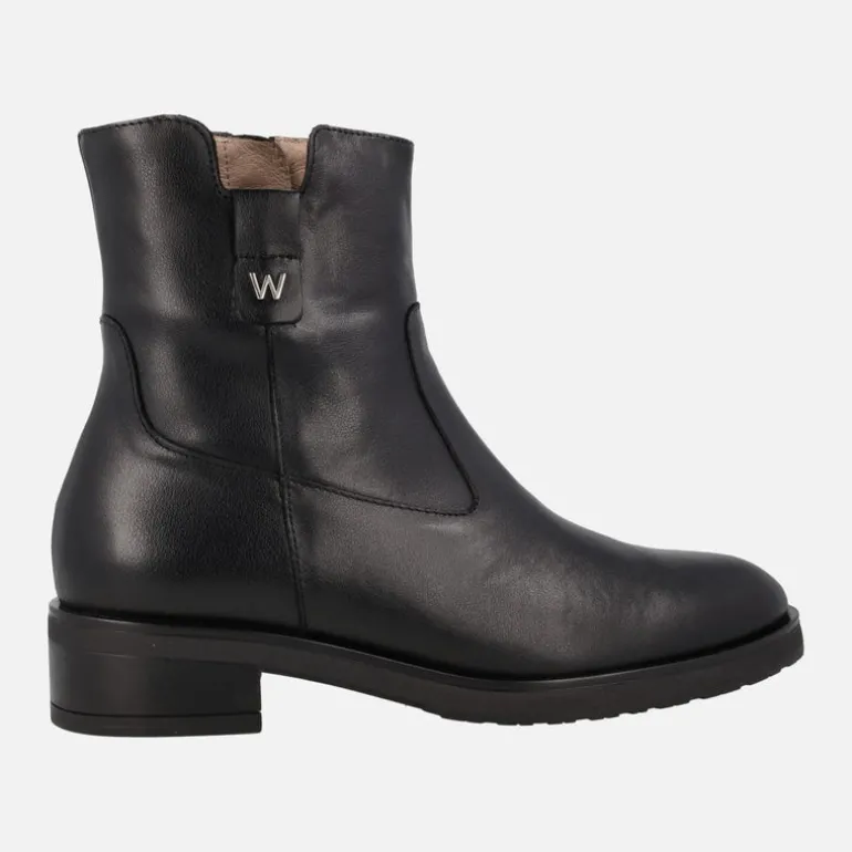 Botines negros de piel Samantha de Wonders
