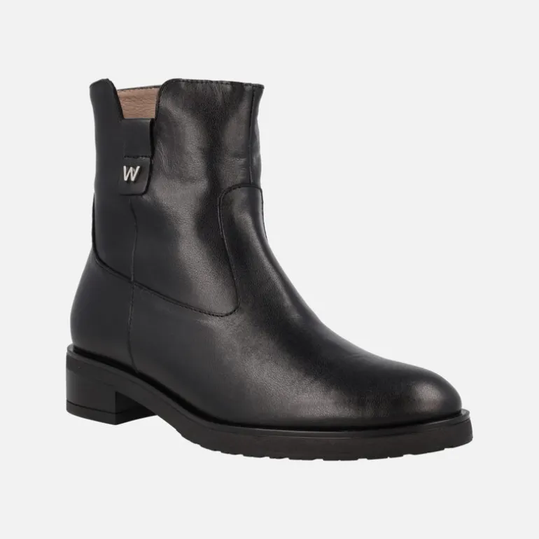 Botines negros de piel Samantha de Wonders