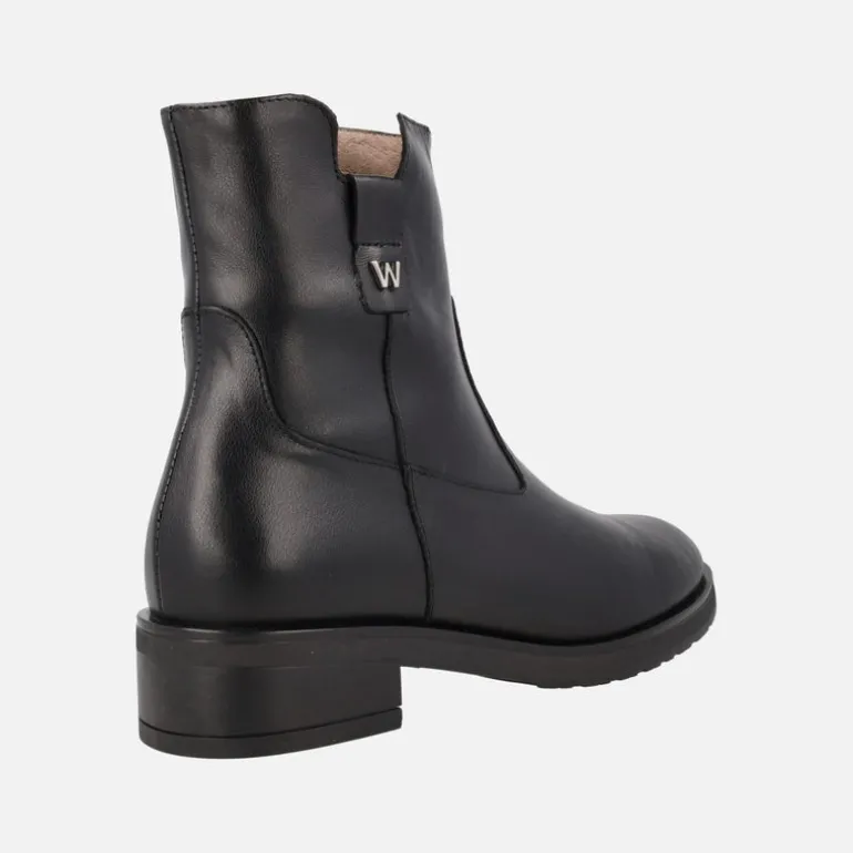 Botines negros de piel Samantha de Wonders