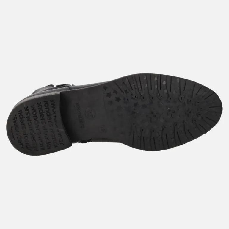 Botines negros de piel Samantha de Wonders