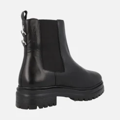 Botines negros de piel Varick estilo chelsea con piso track