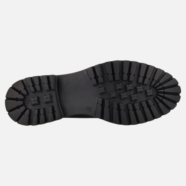 Botines negros de piel Varick estilo chelsea con piso track