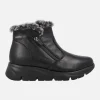 Botines negros de piel Waterprrof con cremallera lateral