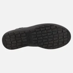 Botines negros de serraje con cordones y membrana Gore-tex