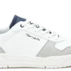 Deportivas blancas de cordones para hombre