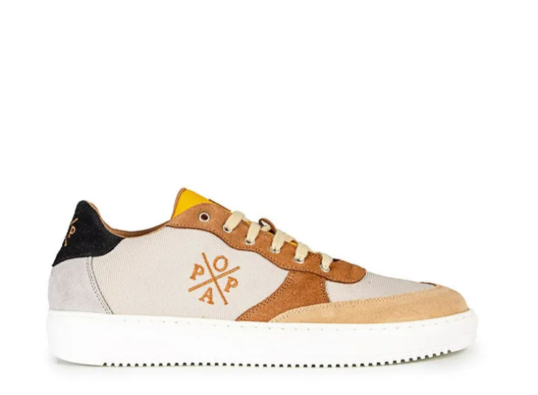 Deportivas para hombre Efetres nylon cuero