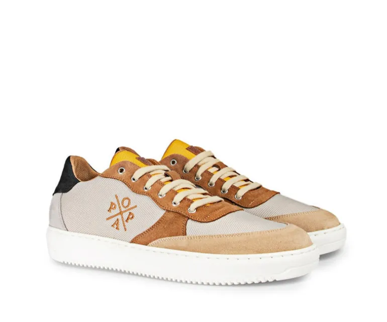 Deportivas para hombre Efetres nylon cuero