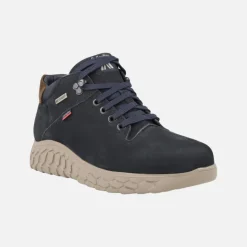 Deportivos abotinados para hombre en nobuck con membrana