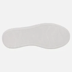 Deportivos blancos de piel para hombre Boston con cremallera lateral