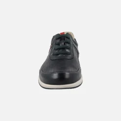 Deportivos de piel con cordones elásticos Jaden