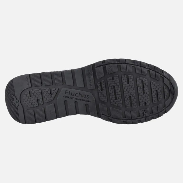 Deportivos de piel con cordones y cremallera Louis
