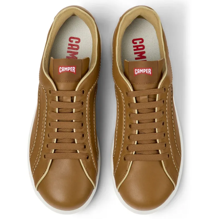 Deportivos marrones de piel Pelotas Xlite para hombre