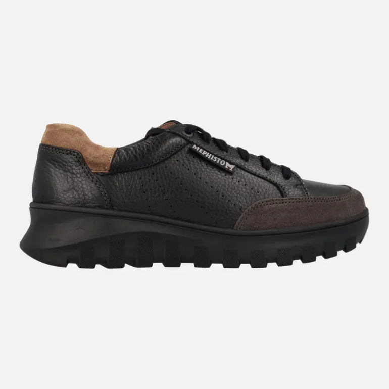 Deportivos negros de piel Flynn Velsport Graphite