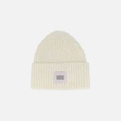 Gorros de punto UGG Chunky Rib Beanie W Logo