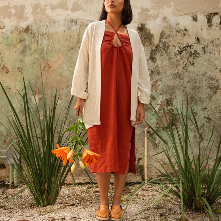 Huaraches trenzados con plataforma Sahuayo alto