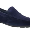 Kiowas con antifaz en serraje azul marino para hombre