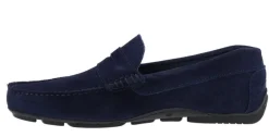 Kiowas con antifaz en serraje azul marino para hombre