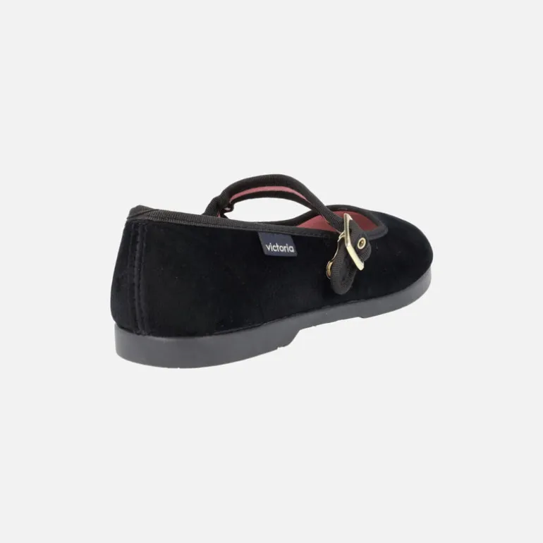 Merceditas de terciopelo para mujer Gong-Fu de Victoria