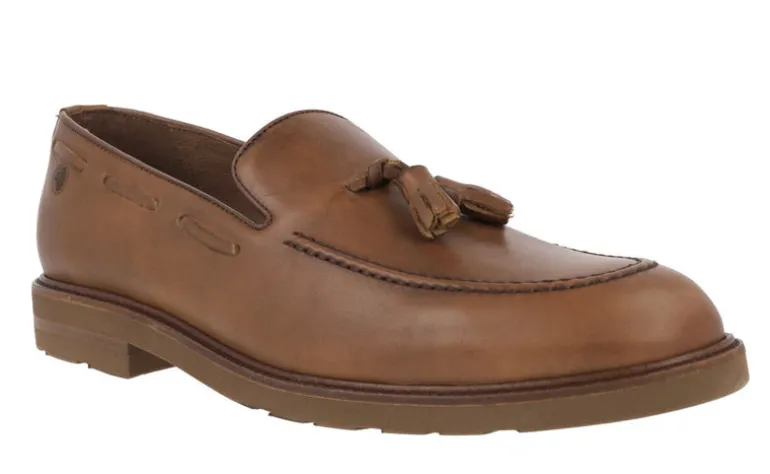 Mocasines Aeroplane en piel cuero con borlas