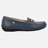 Mocasines clásicos de piel Bruni con adorno metálico