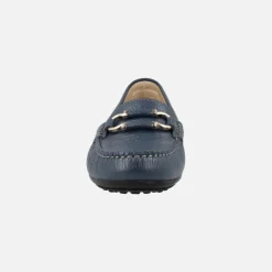 Mocasines clásicos de piel Bruni con adorno metálico